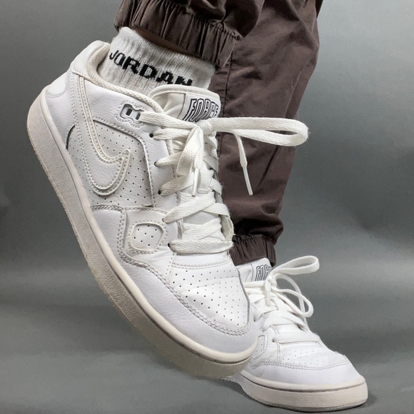 Nike Shoes - NIKE SON OF FORCE (GS) 'TRIPLE WHITE"